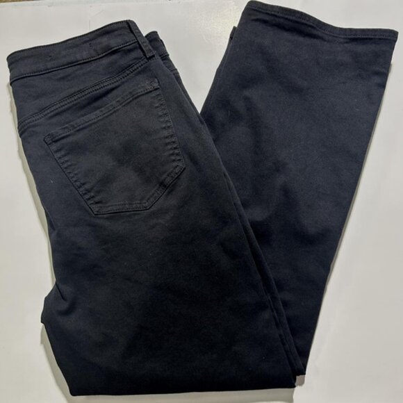 NEW NYDJ Bailey Relaxed Ankle Pants Jeans Lift Tuck Technology Black sz 12 - Picture 1 of 3
